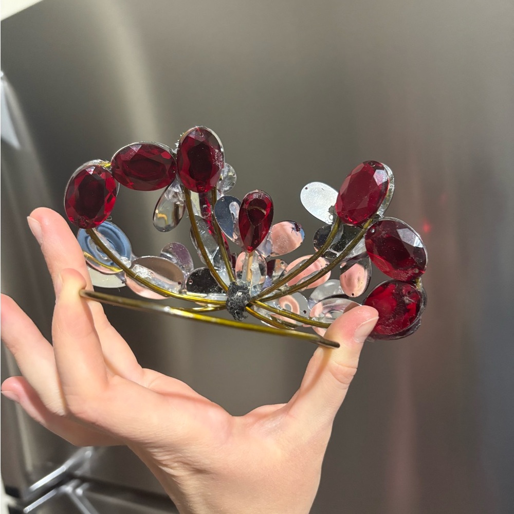 Red ruby headpiece - Picture 4 of 5